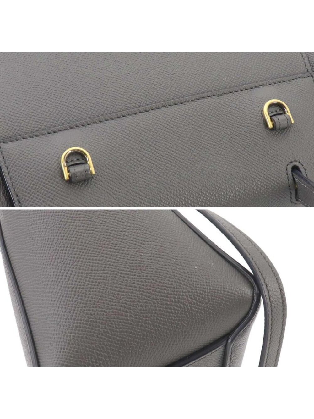 ★SOLD★ Celine Belt Bag Nano 2-Way Leather Gray - Picture 9 of 10